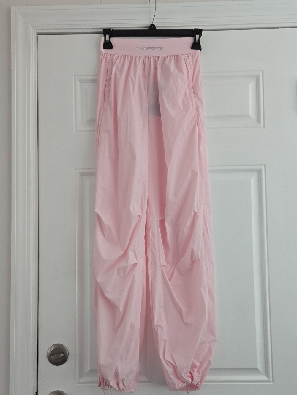 Ramsports Light Pink Windbreaker Track Pants XS